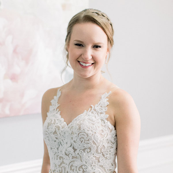 Ottawa Wedding Hair Testimonial - Samantha D classic bridal updo braids curls