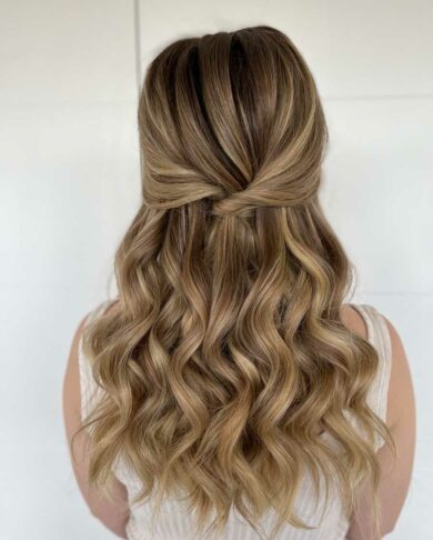 Parla Hair - Ottawa Bridal Hairstylist Kira McClenaghan - Hair Extensions Rental BFB Hair - Shade - Sandy Blonde Length - 15 inches