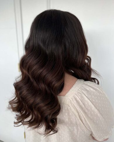 Parla Hair - Ottawa Bridal Hairstylist Kira McClenaghan - Hair Extensions Rental BFB Hair - Shade - Sweet Cola Length - 15 inches